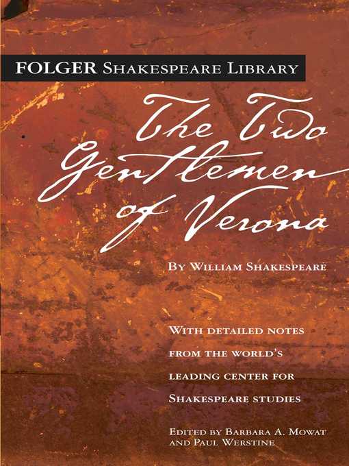 Title details for The Two Gentlemen of Verona by William Shakespeare - Available